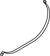 DINEX 68848 Holding Bracket, silencer